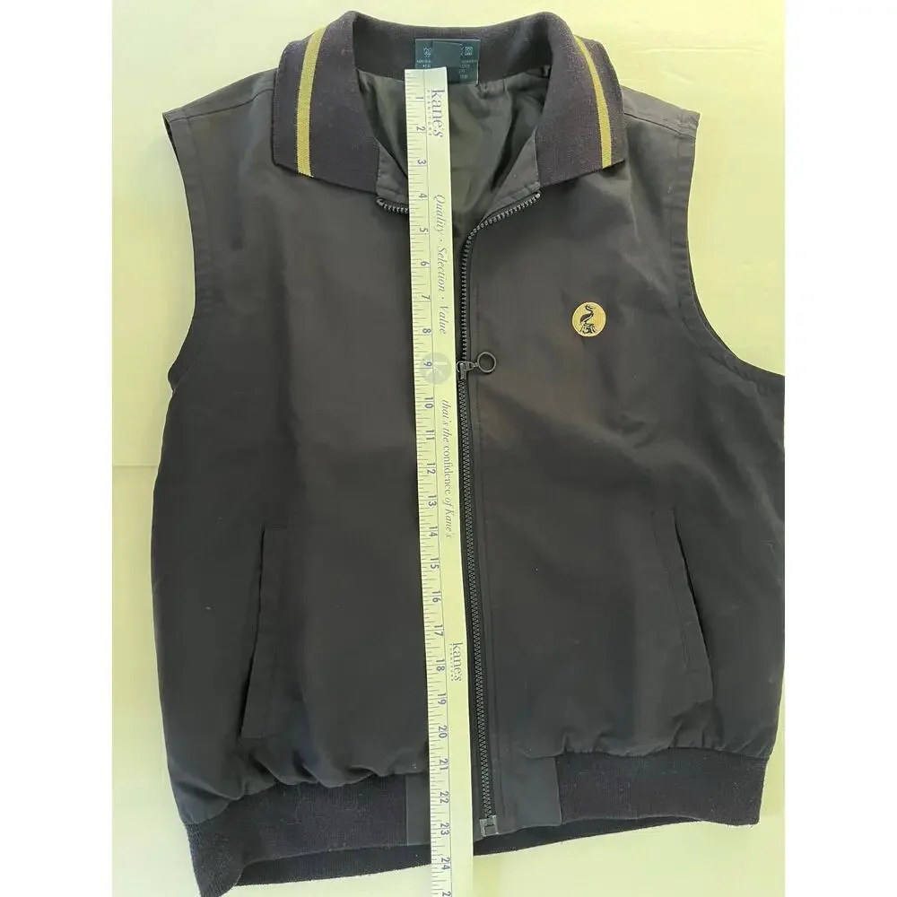 Sunderland of Scotland Men's M Navy Golf Vest Designed Scotland Made USA